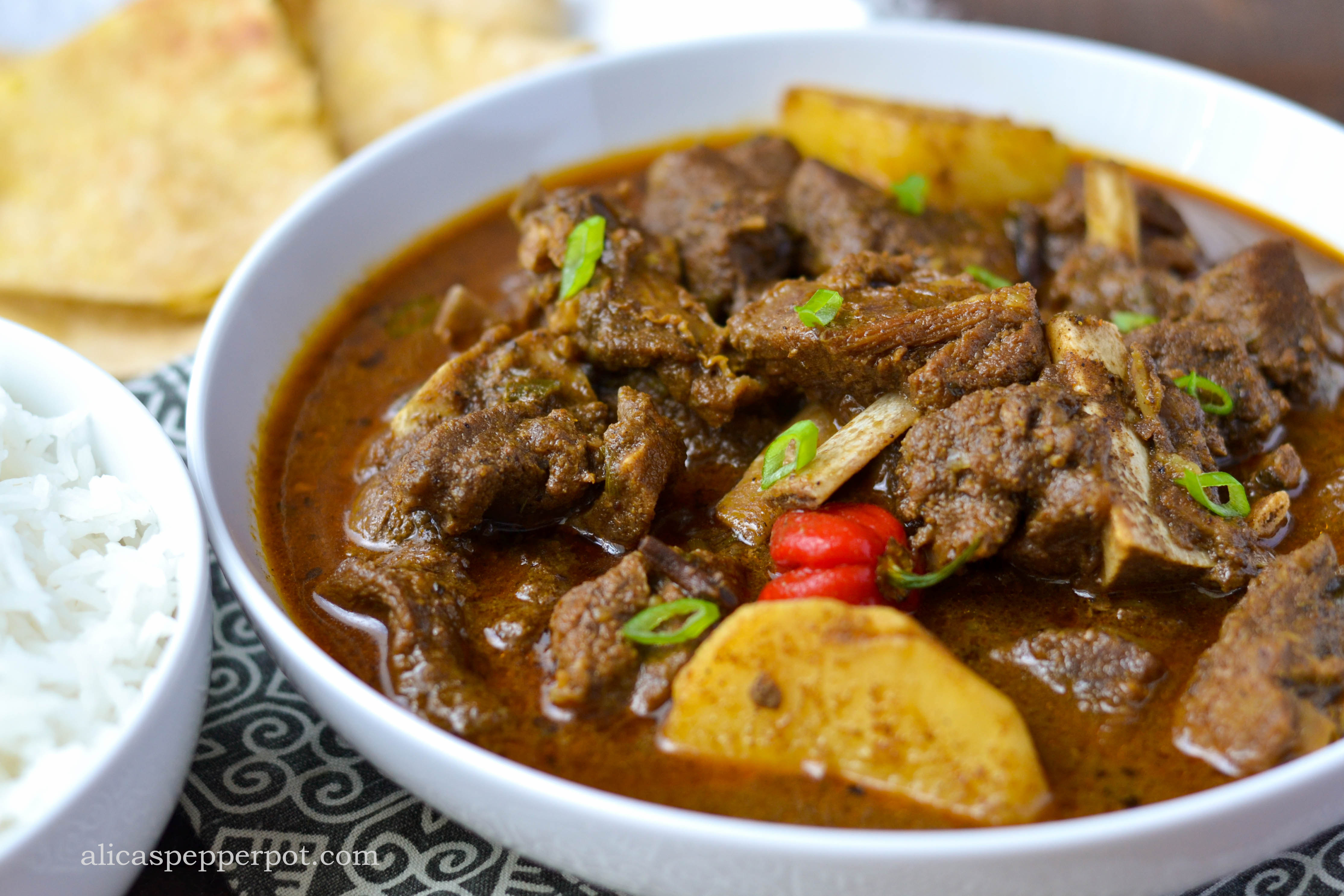 Guyanese-style Goat Curry - Alica's Pepperpot
