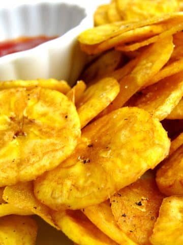 Plantain Chips: Baked or Fried? - Alica's Pepperpot