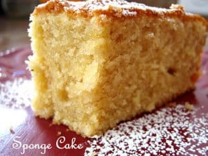 Christmas Sponge Cake - Alica's Pepperpot