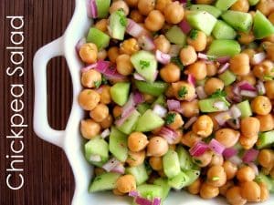 Chickpea salad - Alica's Pepperpot