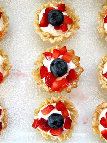 Phyllo fruit cups - Alica's Pepperpot