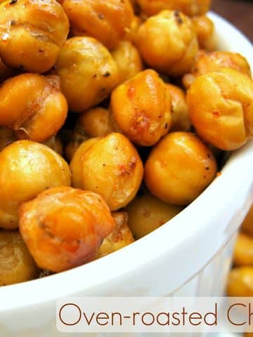 Oven roasted chickpeas - Alica's Pepperpot