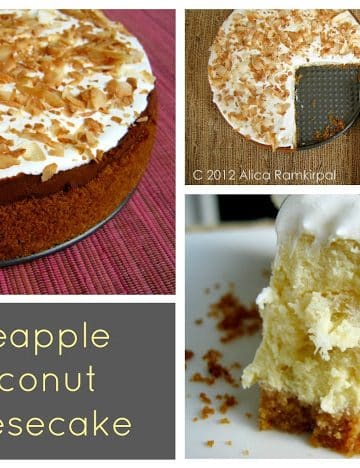 Pineapple Coconut Cheesecake