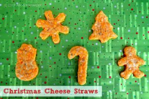 Cheese straws for Christmas