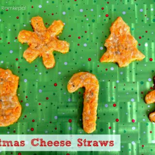 Cheese straws for Christmas