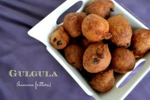 Gulgula- Sweet banana fritters