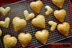 Salara and Cheese roll hearts - Alica's Pepperpot