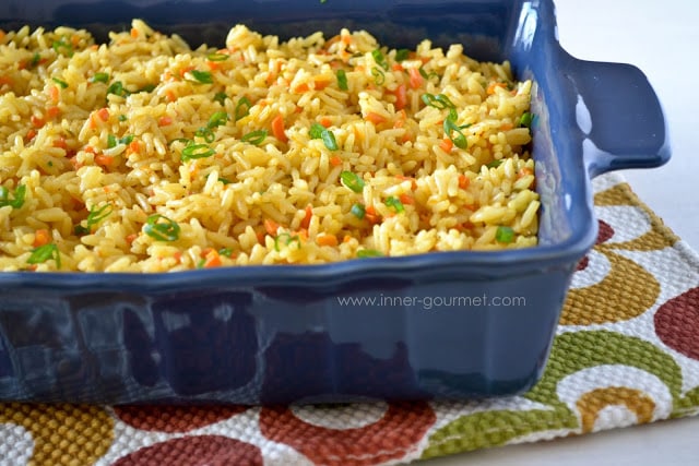 Side Dish: Carrot & Ginger Rice - Alica's Pepper Pot