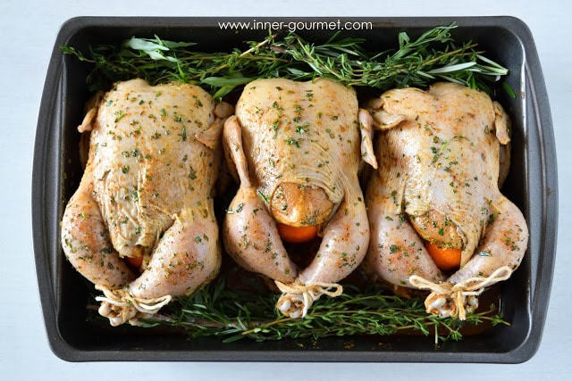 Herb-Roasted Cornish Hens - Alica's Pepper Pot