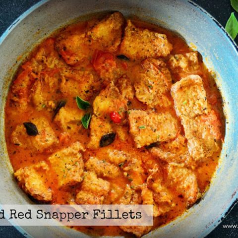 Stewed Red Snapper Fillets - Alica's Pepper Pot