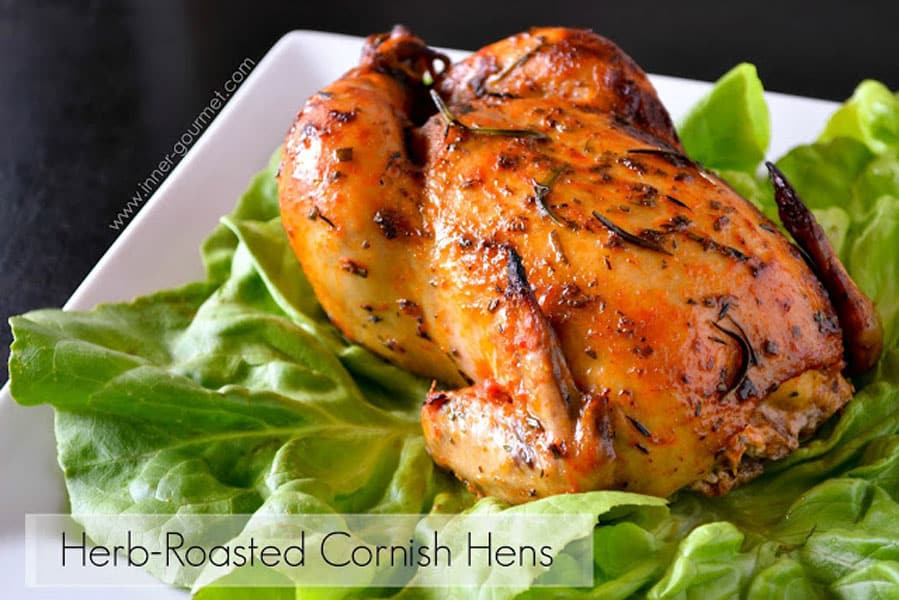 Herb-Roasted Cornish Hens - Alica's Pepper Pot