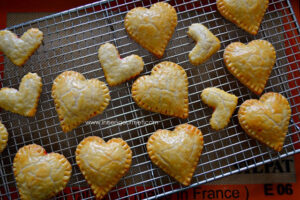 Salara and Cheese Roll Heart Pastries - Alica's Pepper Pot