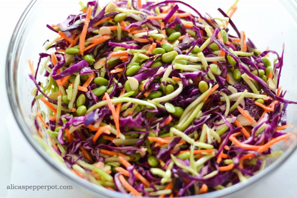 Asian Slaw - alica's pepperpot