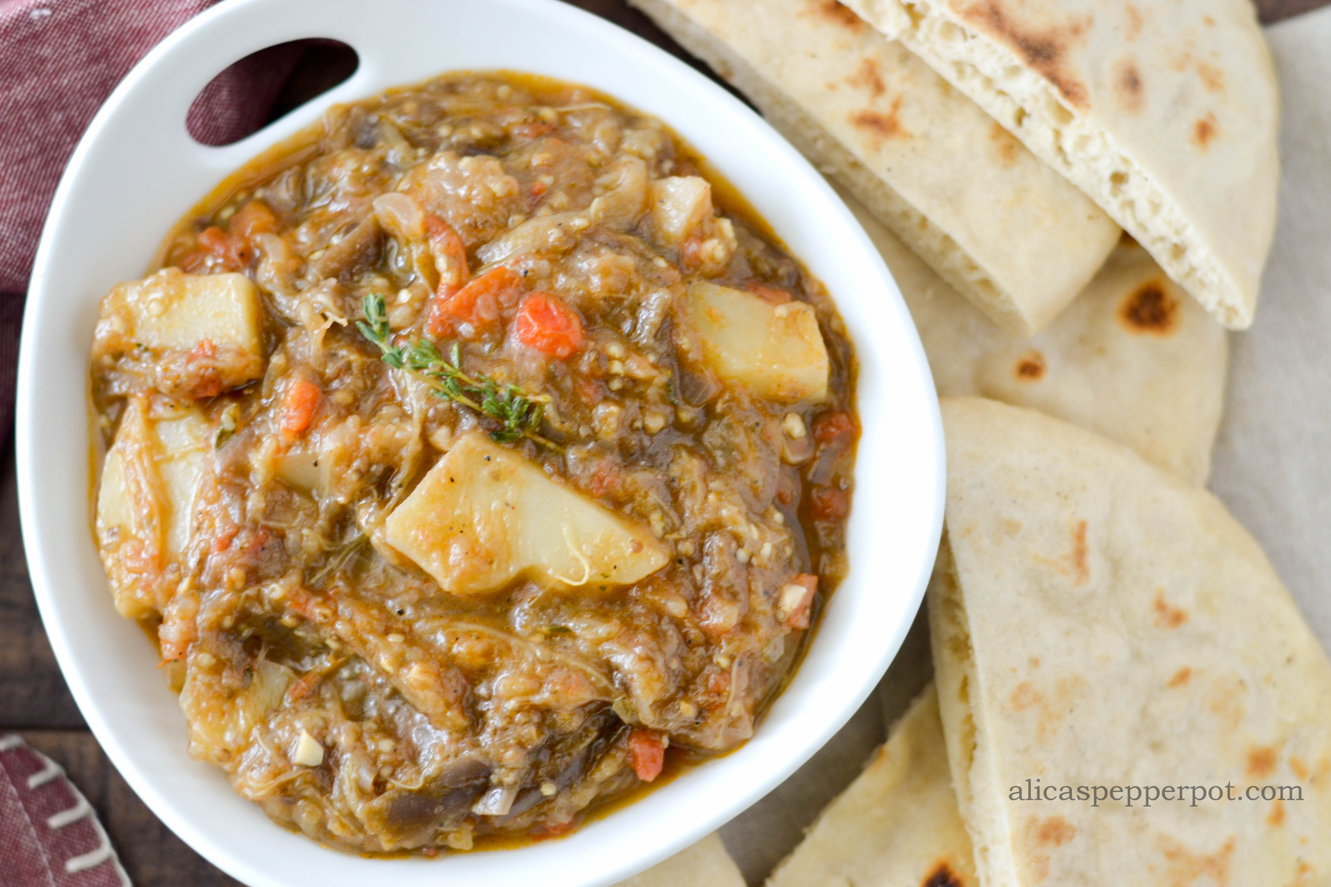 Fry Baigan (Sauteed Eggplant) Alica's Pepperpot