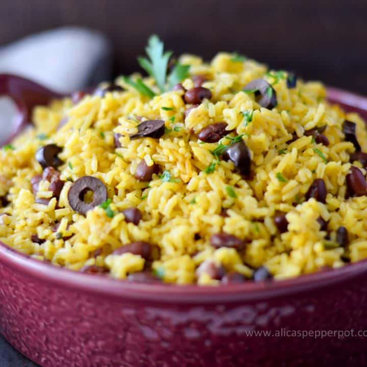 Yellow rice - Alica's Pepperpot