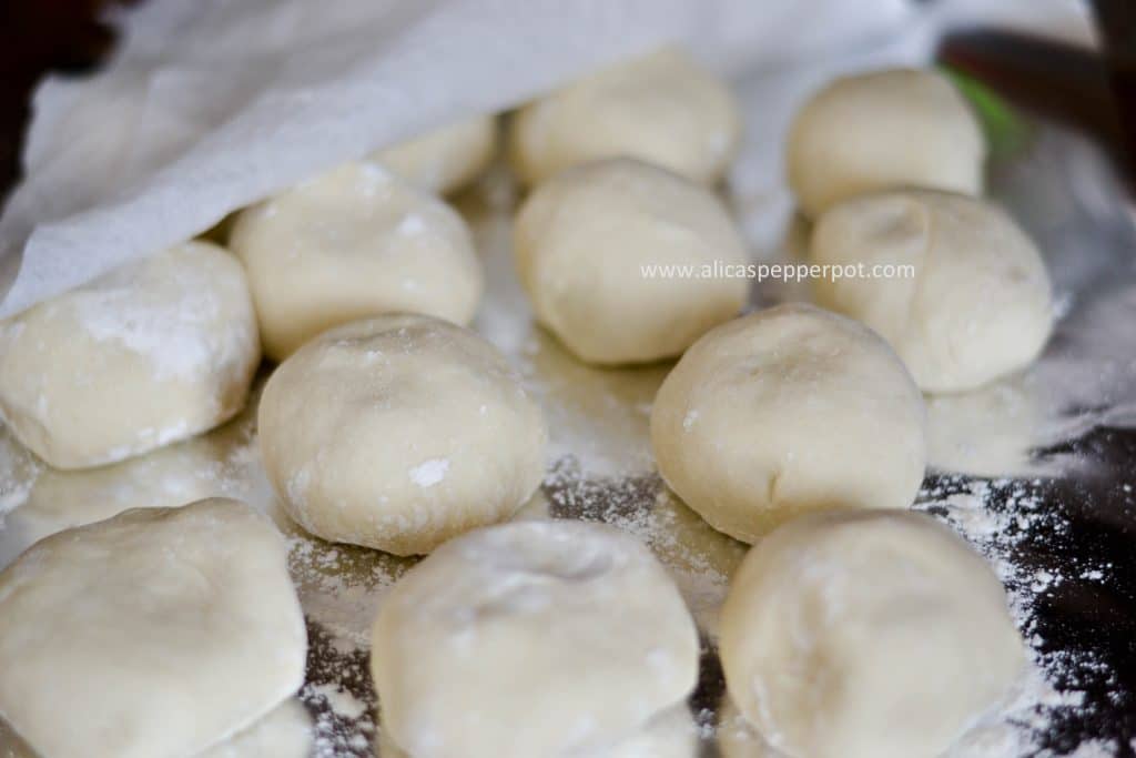 Aloo roti (potato stuffed flatbread)