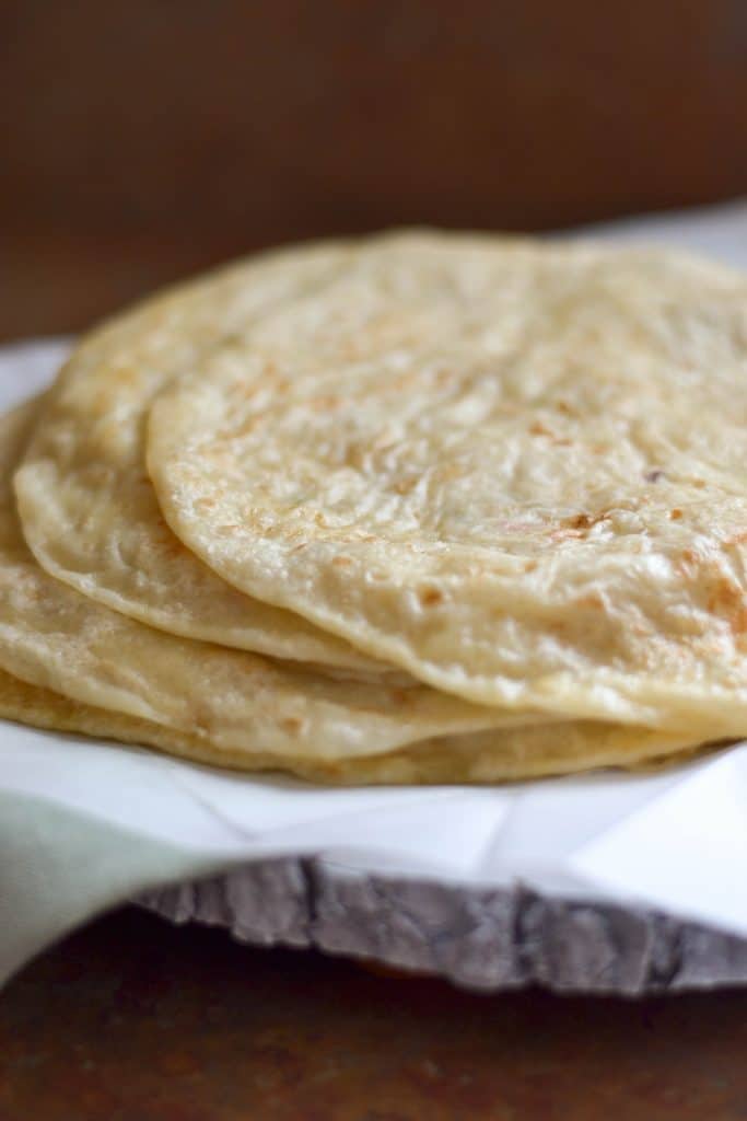 Aloo roti (potato stuffed flatbread)