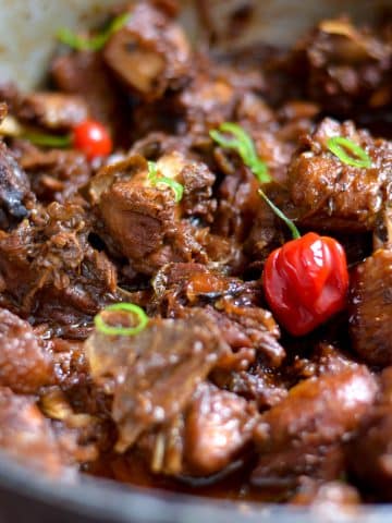 Brown Stewed Chicken - Alicas Pepperpot