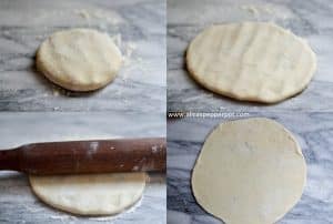 Aloo roti (potato stuffed flatbread)