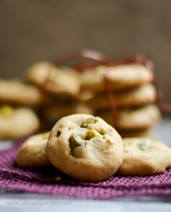 Pistachio Cookies - Alica's Pepperpot