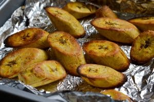 Lentil and Pigeon Pea Soup with Broiled Plantains - Alica's Pepperpot