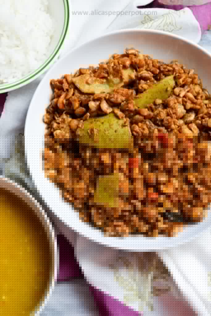 Bunjal shrimp curry - Alica's Pepperpot