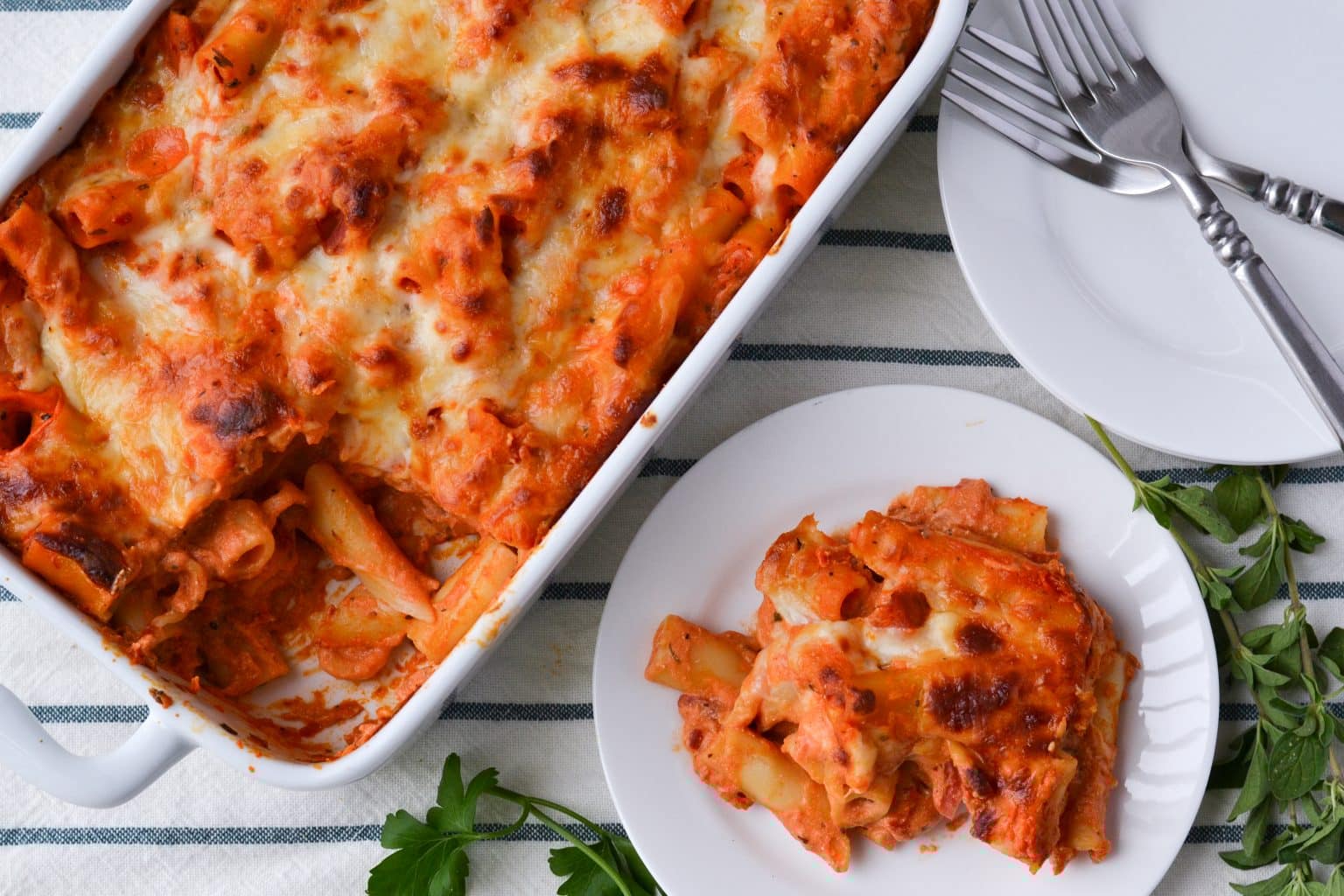 Easy Creamy Baked Ziti Alica's Pepperpot