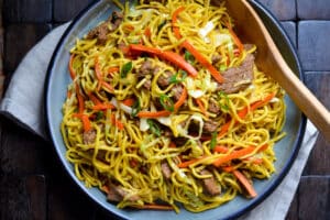 Lamb Chow Mein - Alica's Pepperpot