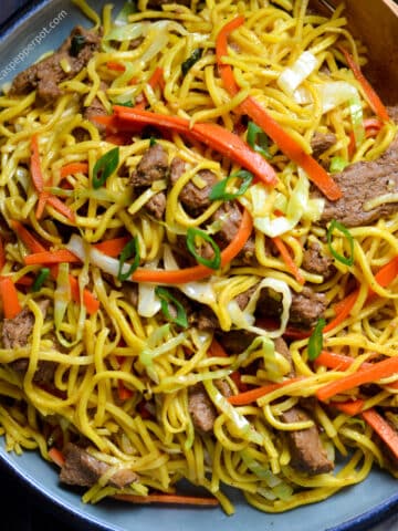 Lamb Chow Mein - Alica's Pepperpot