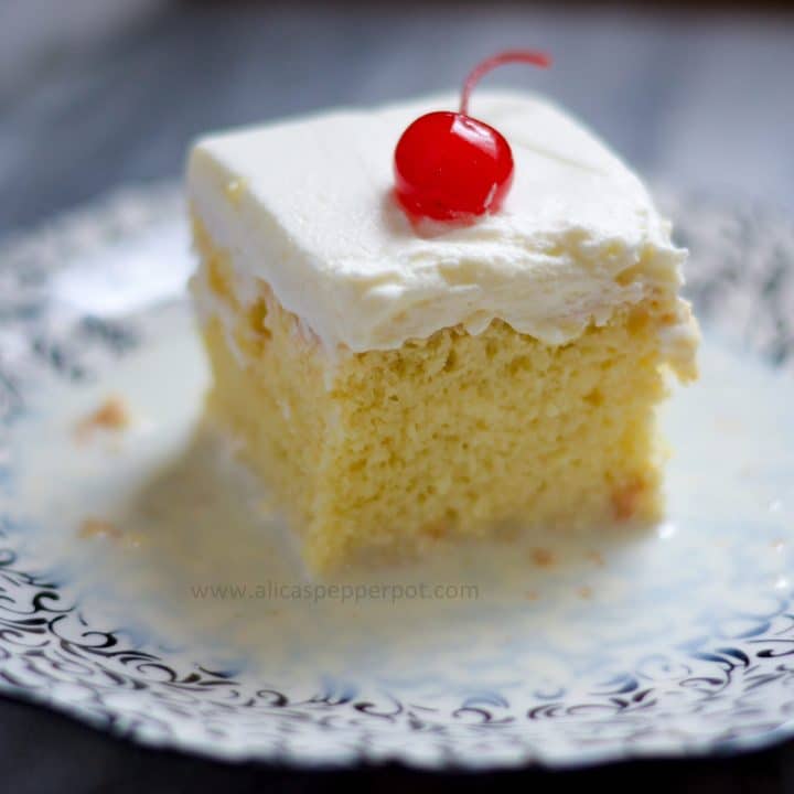 Tres Leches Cake - Alica's Pepperpot