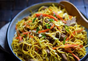 Lamb Chow Mein - Alica's Pepperpot