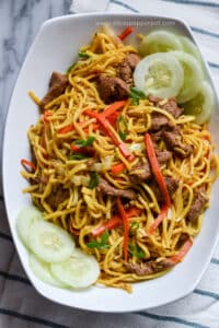 Lamb Chow Mein - Alica's Pepperpot