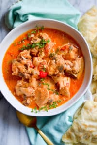 Red Stewed Chicken - Alica's Pepperpot