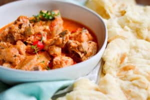 Red Stewed Chicken - Alica's Pepperpot