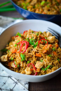 Leftover turkey or chicken fried rice - Alicas pepperpot