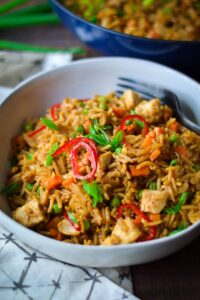 Leftover turkey or chicken fried rice - Alicas pepperpot