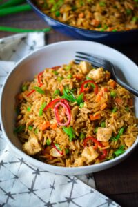 Leftover turkey or chicken fried rice - Alicas pepperpot