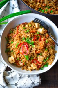 Leftover turkey or chicken fried rice - Alicas pepperpot