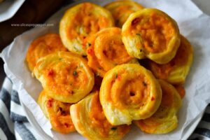 Cheese Pinwheels - Alicas Pepperpot