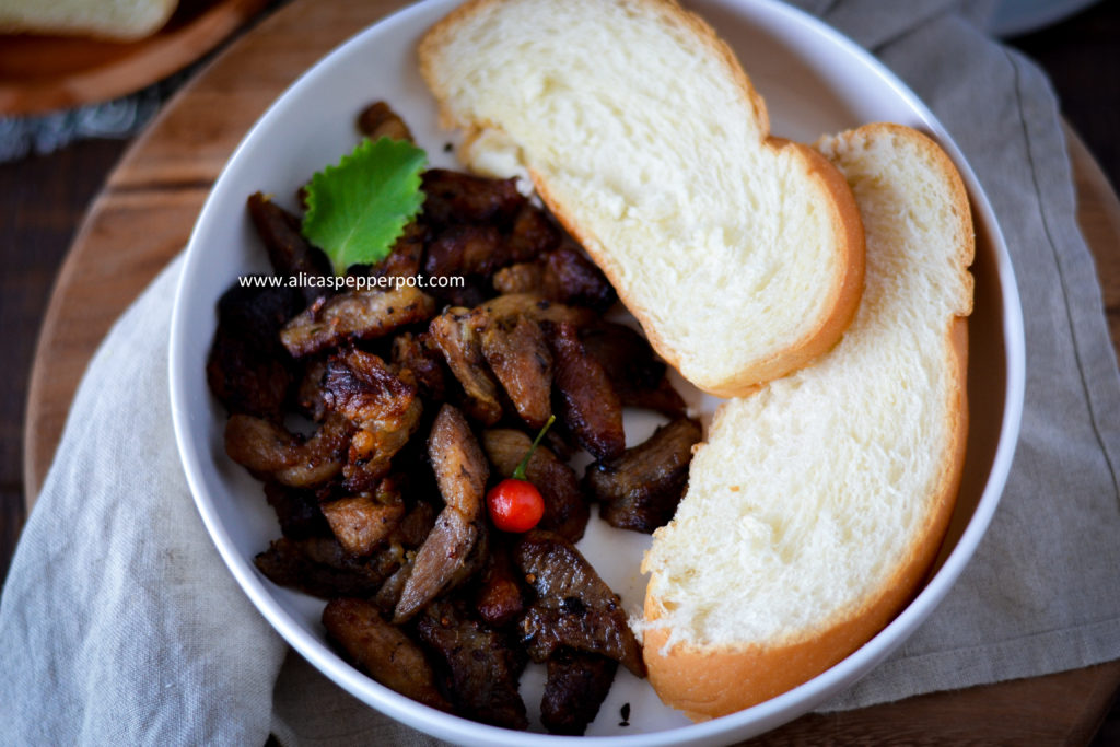 Guyanese Garlic Pork - Alica's Pepperpot