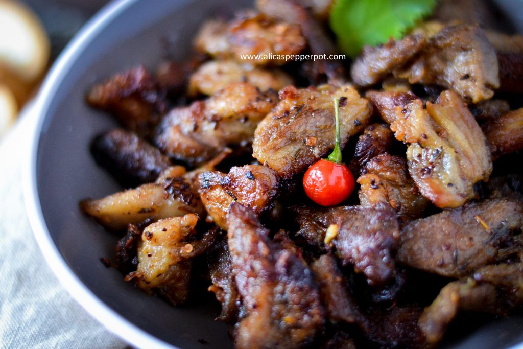 Guyanese Garlic Pork Alica's Pepperpot