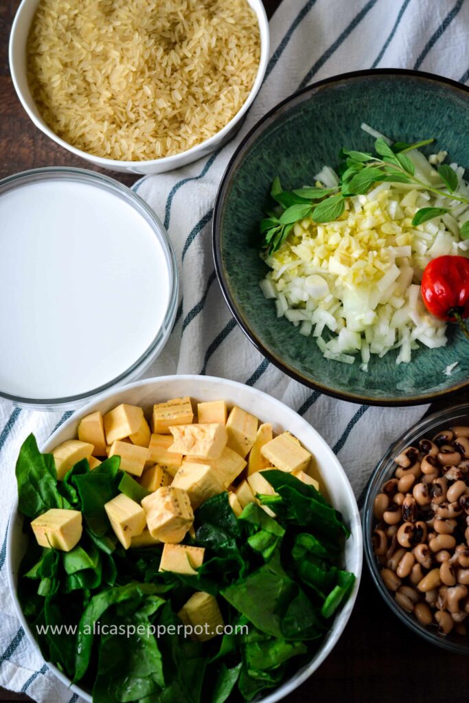 Guyanese black eyed peas cookup rice Alica's Pepperpot Alica's