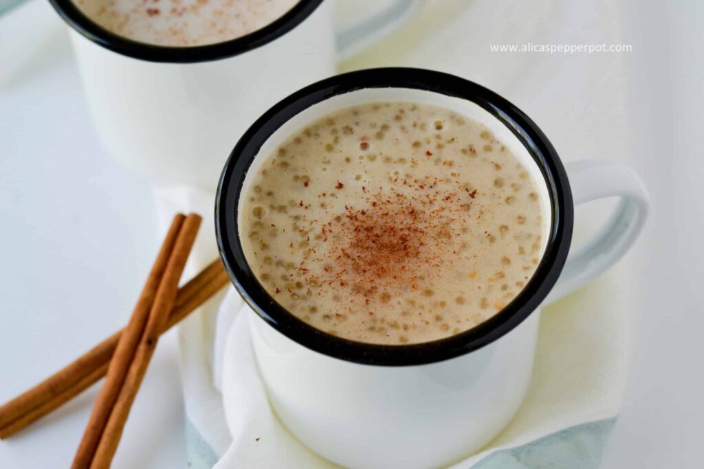 Guyanese sago porridge Alica's Pepperpot Alica's Pepperpot