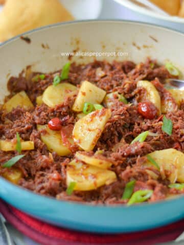 guyanese corned mutton alicaspepperpot