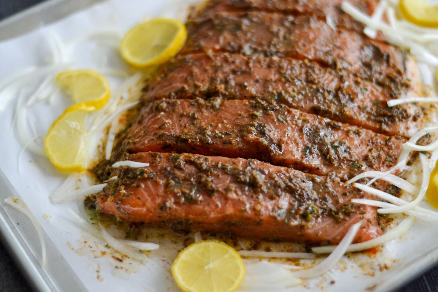 Baked Jerk Salmon Alica's Pepperpot