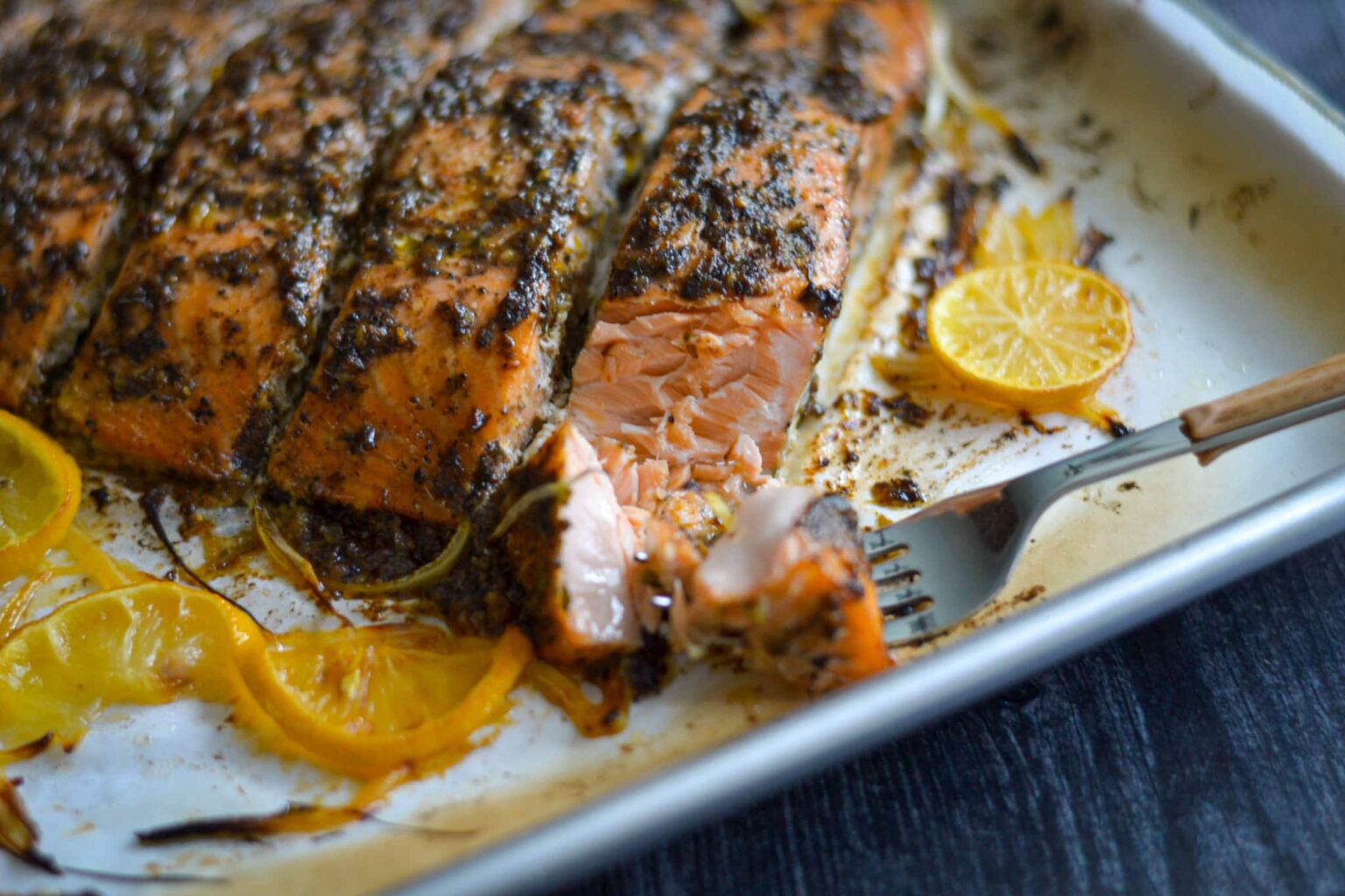 Baked Jerk Salmon Alica's Pepperpot
