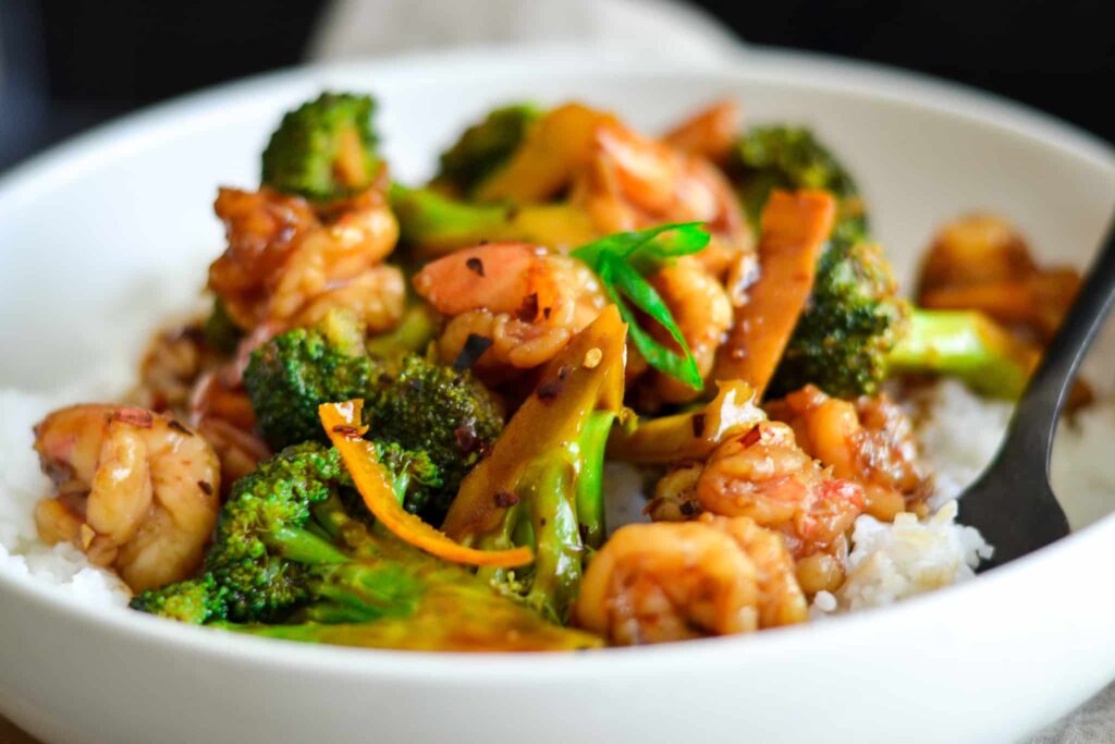 Shrimp and Broccoli Stir Fry