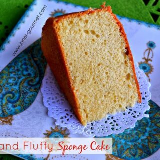 A Light and Fluffy Sponge Cake