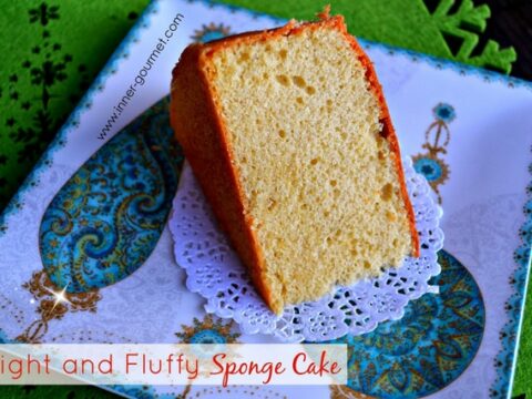 A Light and Fluffy Sponge Cake - Alica's Pepper Pot