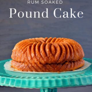 Rum Soaked Pound Cake